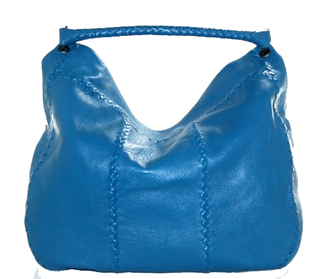 Bottega Veneta Turquoise Blue Cervo Hobo Bag $1,499