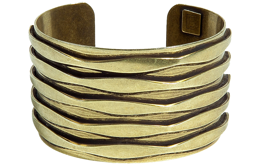 DANNIJO oxidized brass plated Talum cuff bracelet