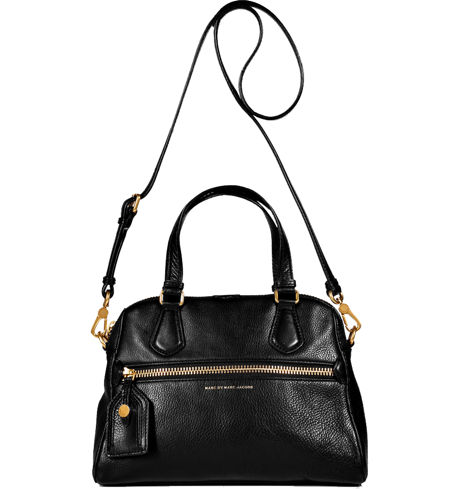 Marc by Marc Jacobs black textured leather mini Rei Tote Bag