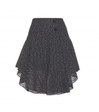 Chloé Ruffled Wool Skirt