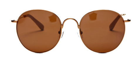 The Row Round Bronze Sunglasses