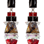 Mouton Collet Divine Earrings in Ruby