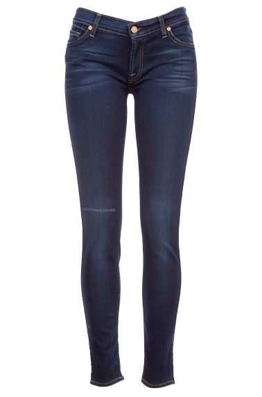 7 for all mankind the skinny with squiggle in merci blue