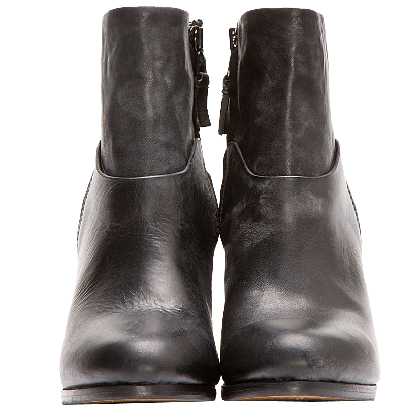 Rag Bone Black Leather Kendall Ankle Boots
