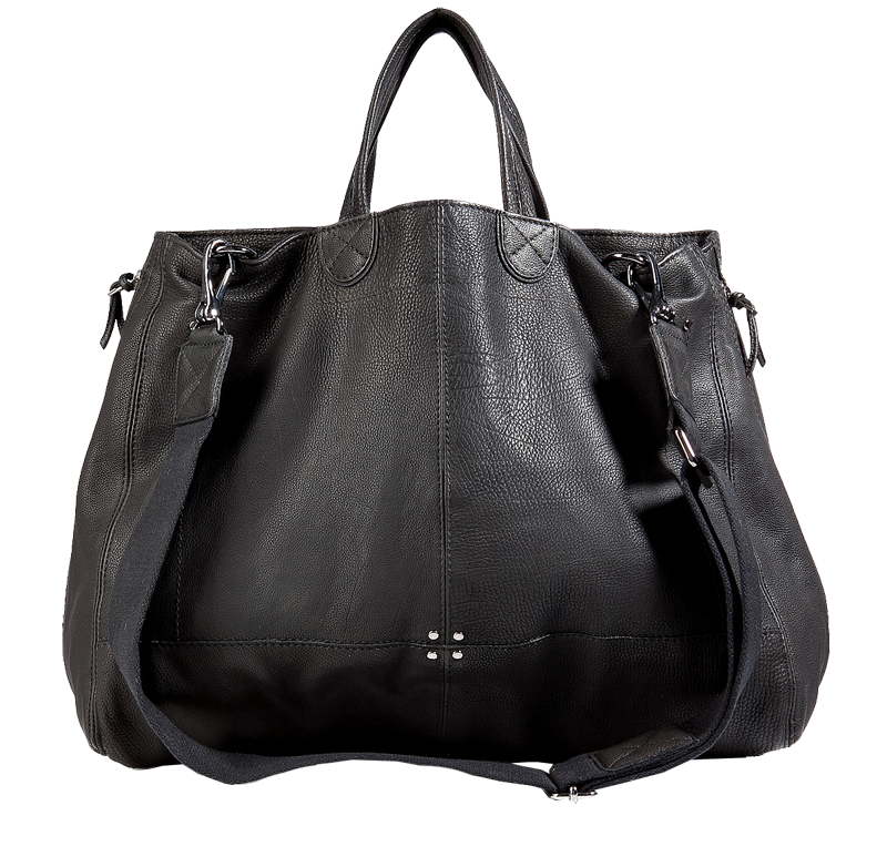 Jerome Dreyfuss black Leather Tote bag