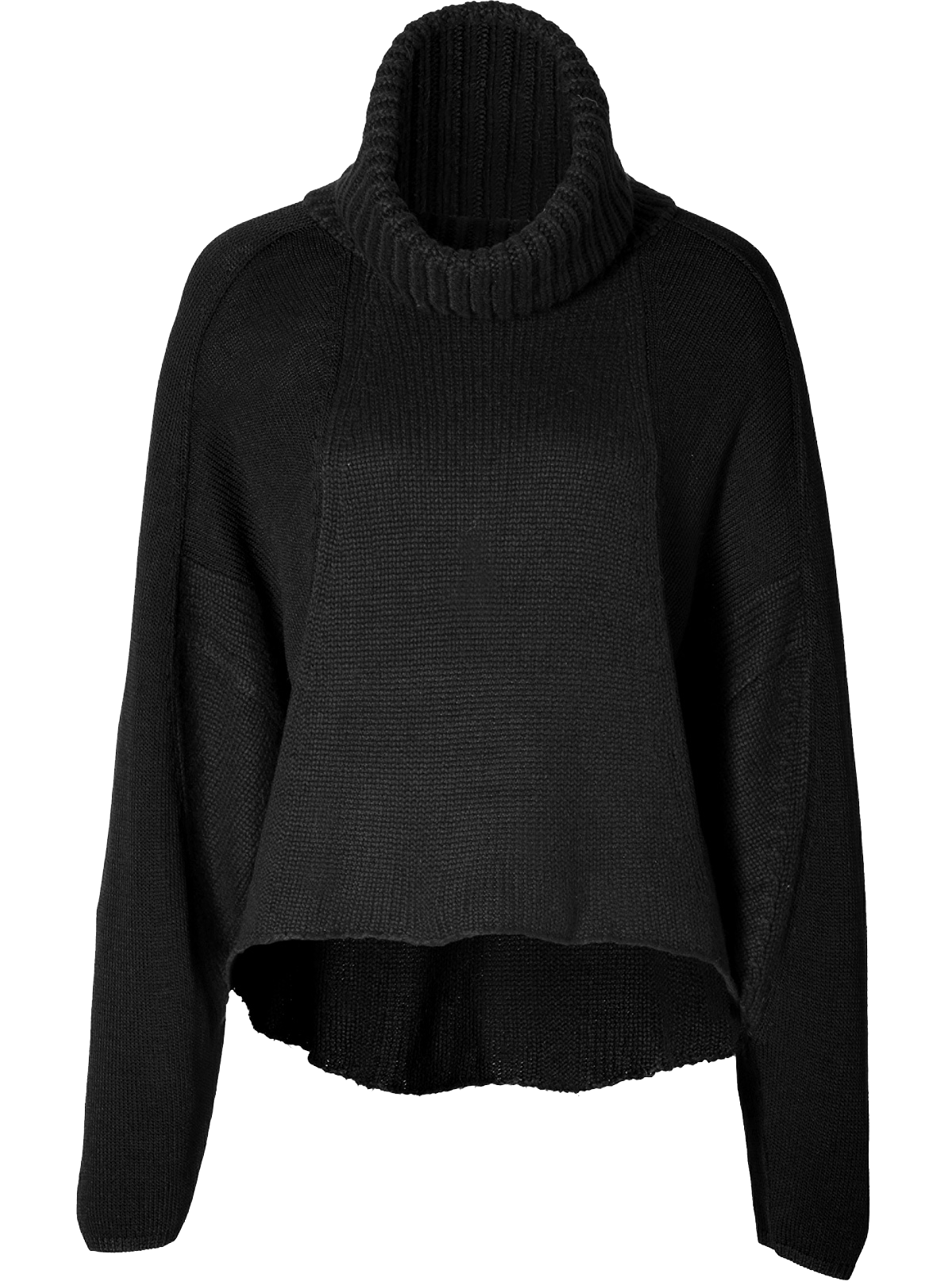 Helmut Lang black turtleneck pullover sweater