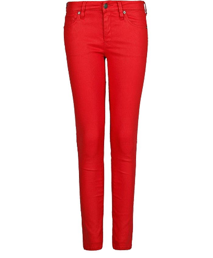 Mango Super slim-fit Belle jeans in red