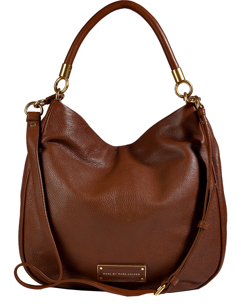 Marc by Marc Jacobs Leather Hobo in Redwood