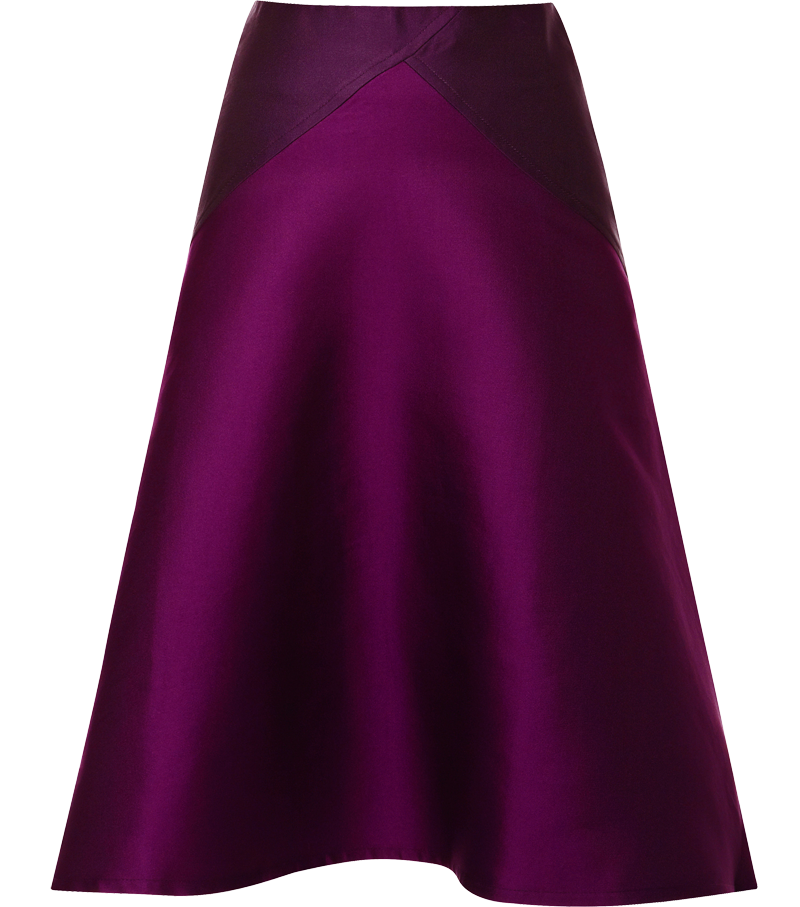 Ostwald Helgason Doubleface Jacquard High Waisted Flare Skirt