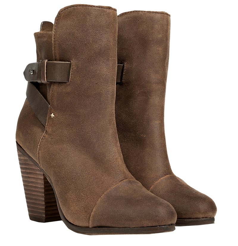 Rag-Bone Leather Kinsey Boots in Brown
