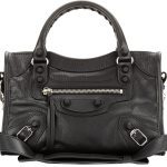 Balenciaga black Classic Mini City leather bag