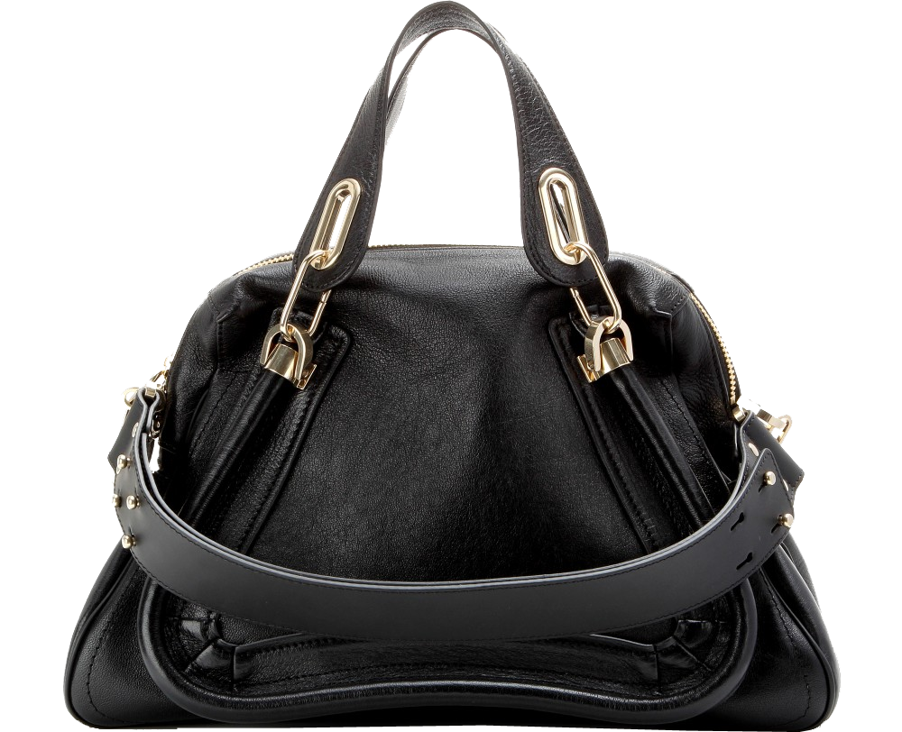 Chloe black Paraty Medium leather shoulder bag