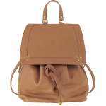 Jerome Dreyfuss tan brown Florent Rosewood Leather Backpack