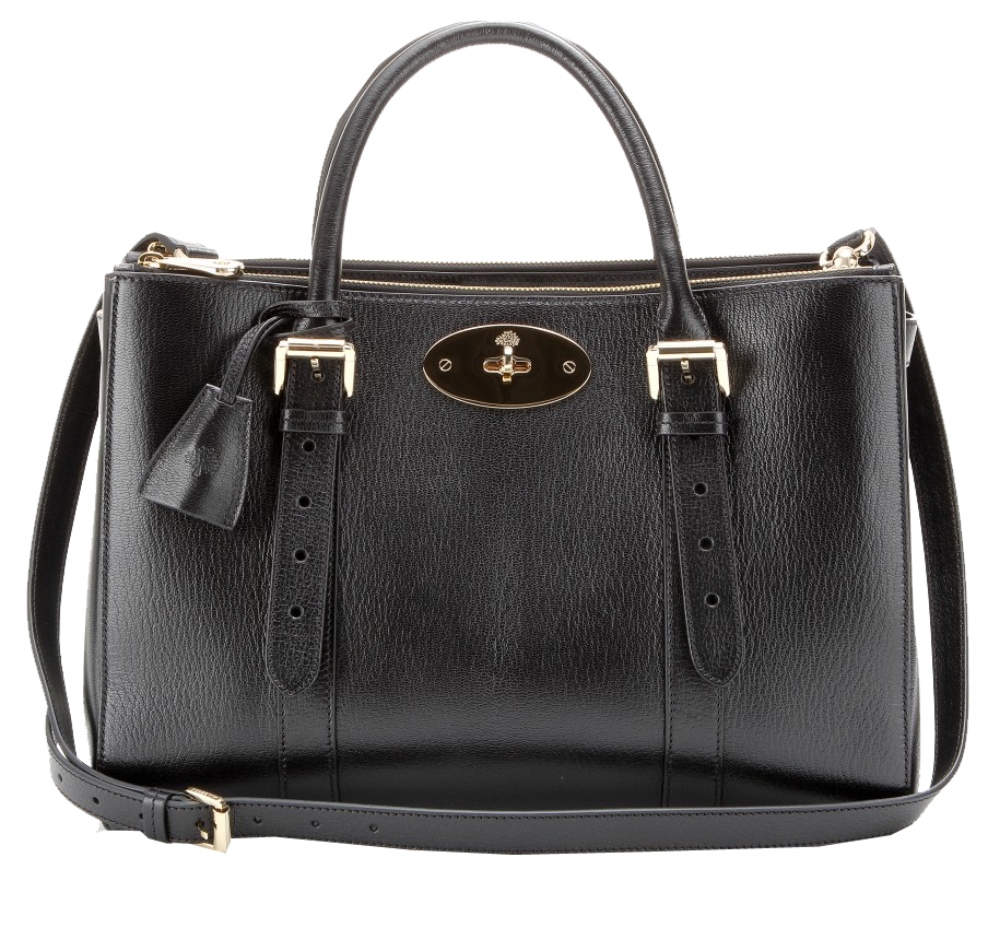 Mulberry black Bayswater Double Zip leather tote