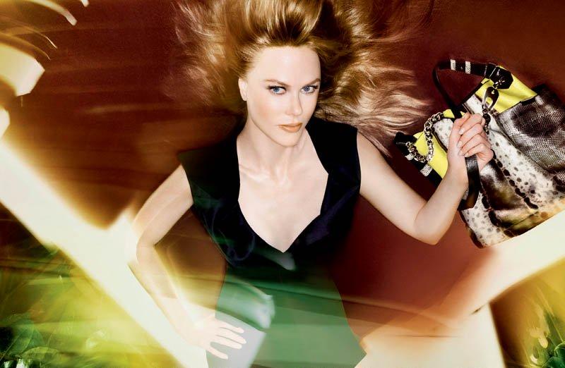 Nicole Kidman posing Jimmy Choo Spring Summer 2014 ad campaign