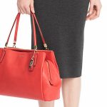 Red leather MADISON CAFE CARRYALL