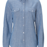 SEE BY CHLOE Light Denim Blue Cotton Shirt