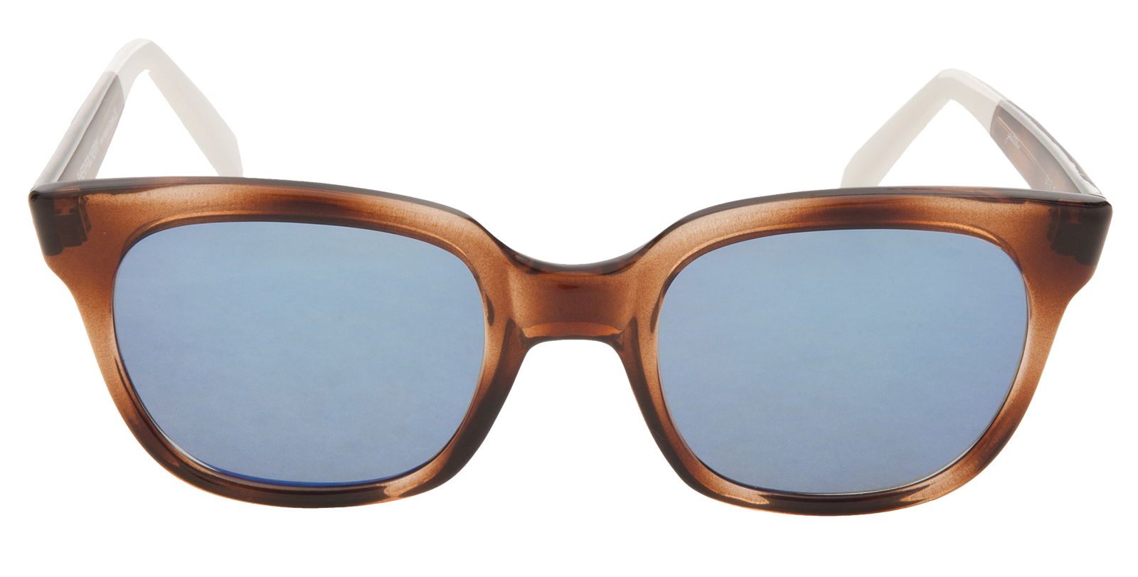 Sheriff and Cherry Turtle Cut Sunglasses blue lenses