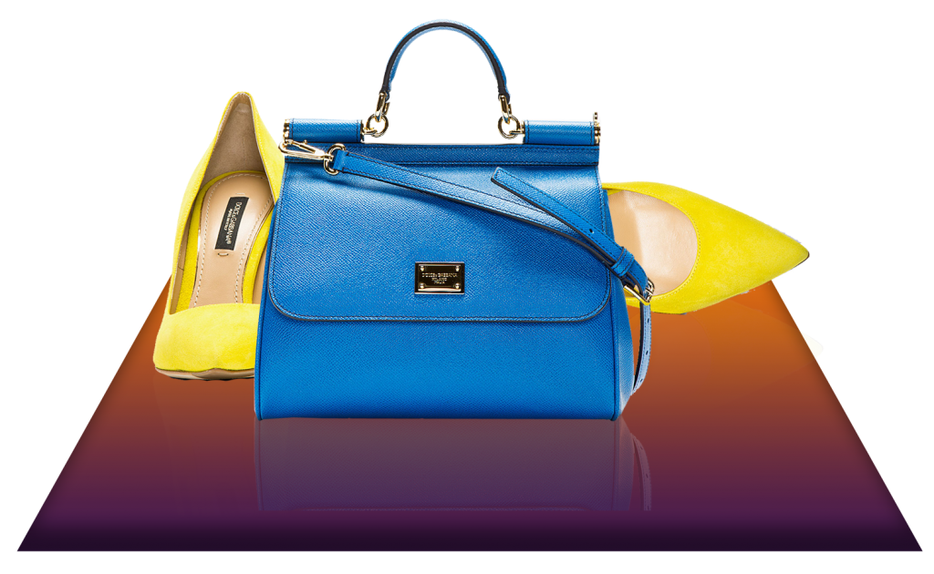Dolce Gabbana Lemon Goat Suede Citrus Pump Royal Blue Leather Miss Sicily Small Shoulder Bag
