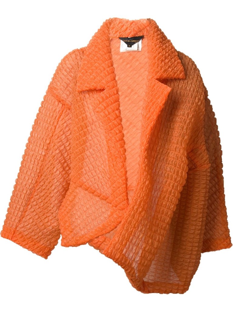 Comme Des Garçons Vintage oversize quilted tulle jacket