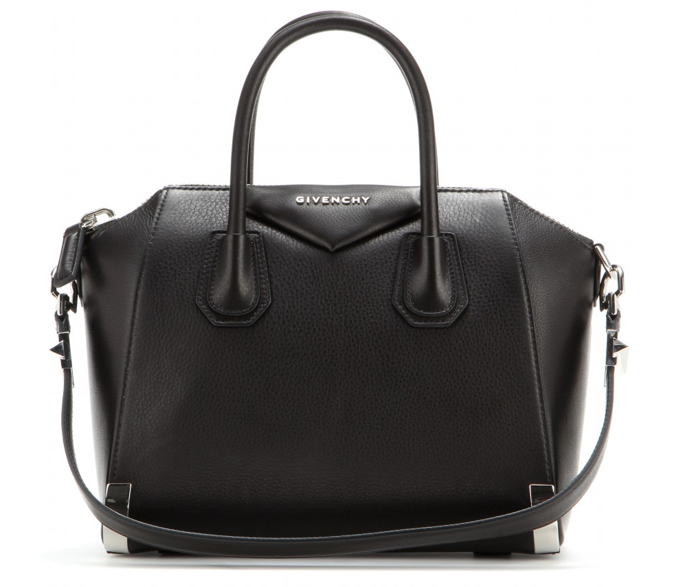 Givenchy Antigona small black textured leather tote bag