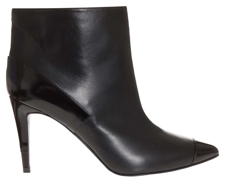 Pierre Hardy black leather ankle boots
