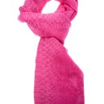 Pink cashmere blend scarf from Stella McCartney