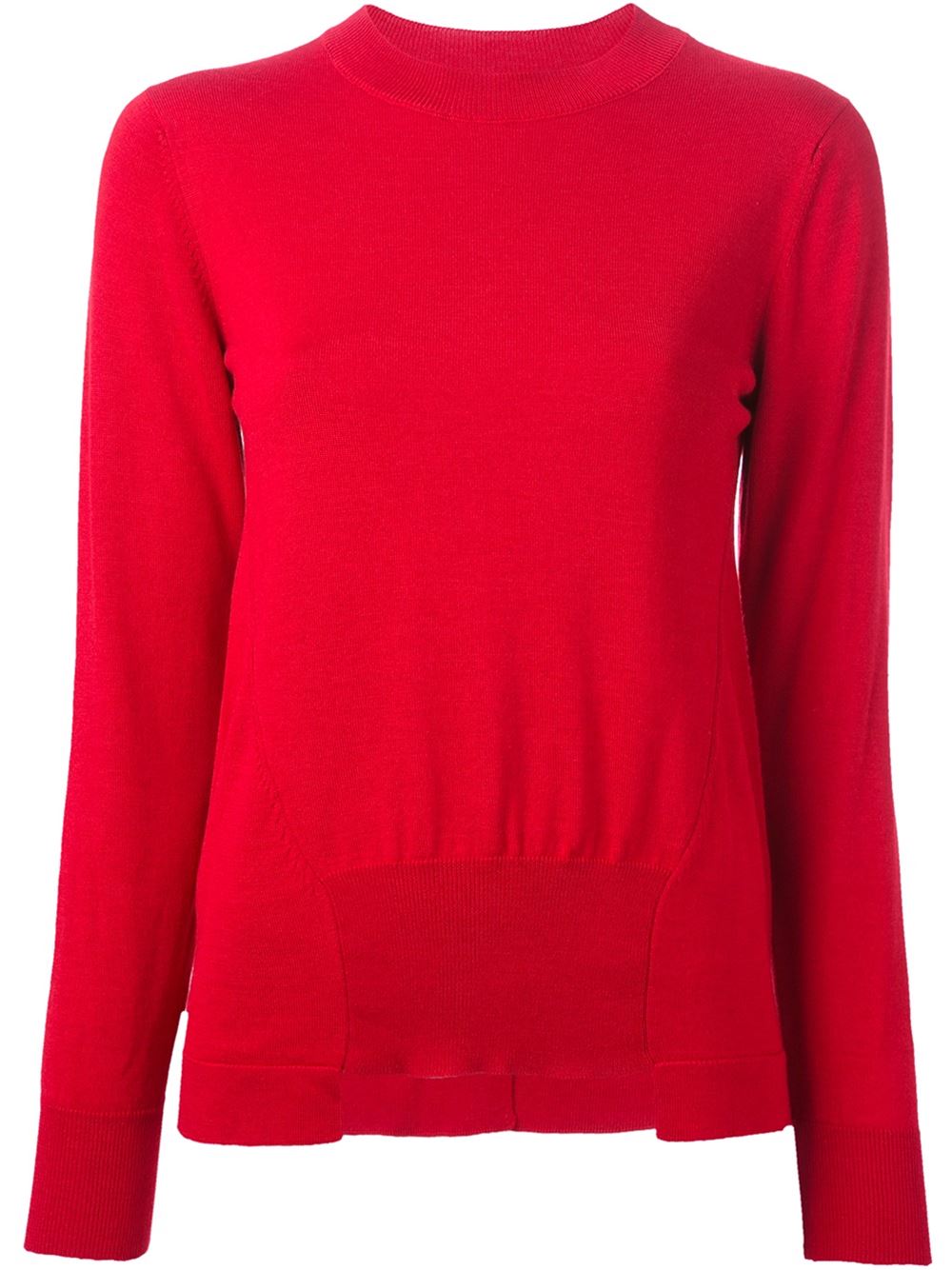 Red wool-silk blend Marni sweater