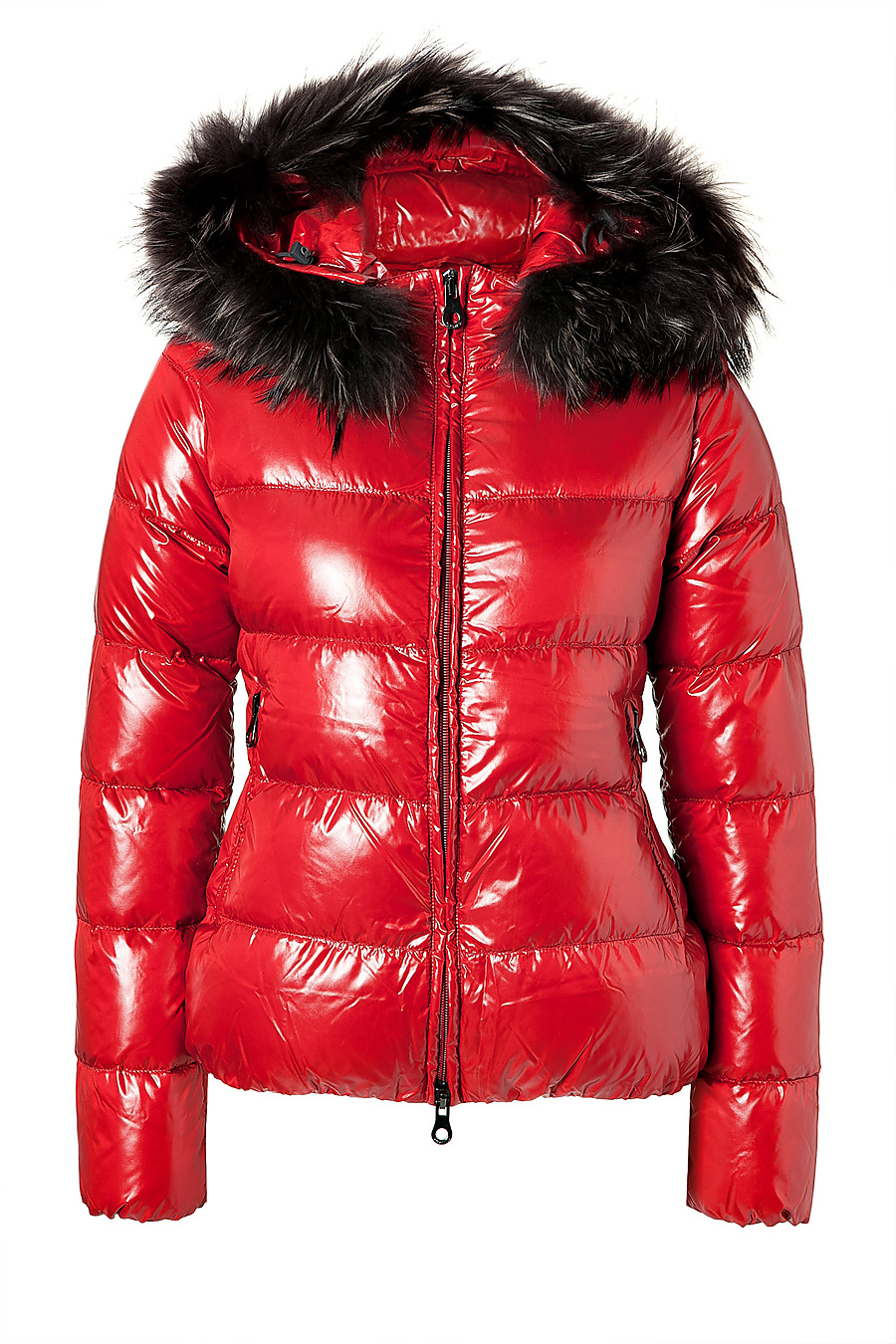 Duvetica Adhara Down Jacket with Fur-Trimmed Hood