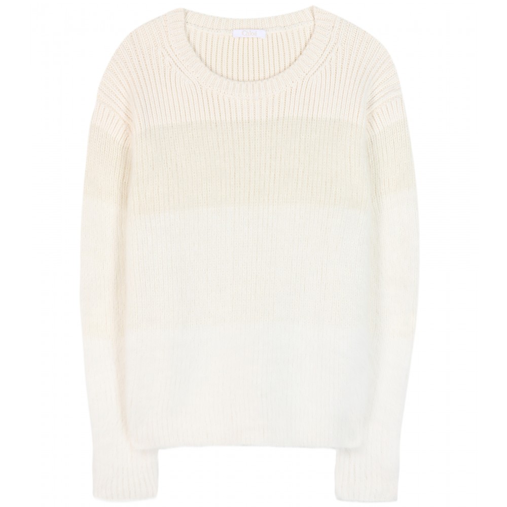 How to wear your cream Chloé Mohair And Angora-blend Sweater - AvenueSixty