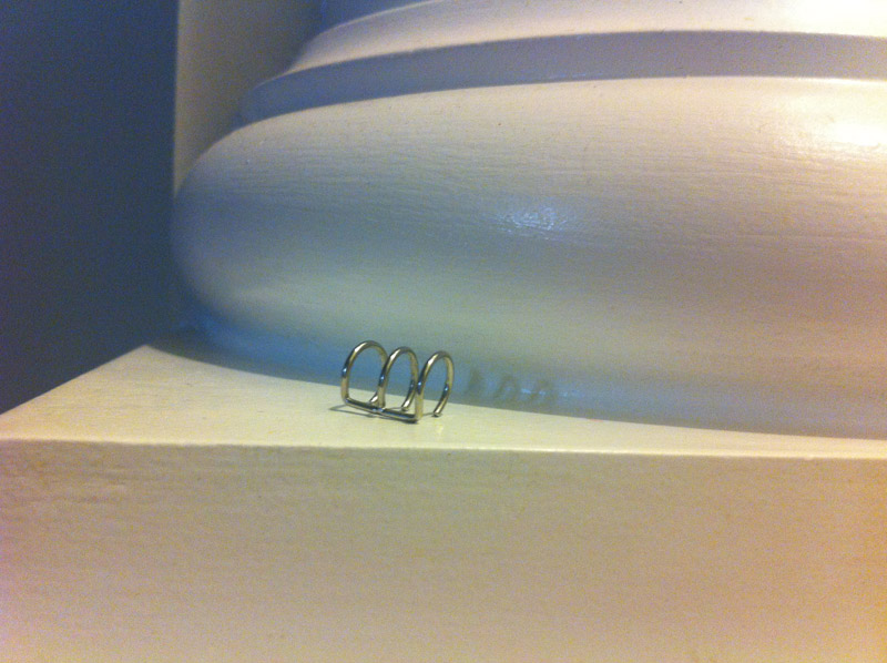 Real pic of Fresh trends Triple Steel Illusion Non Piercing Cartilage Earring or Lip Ring 1