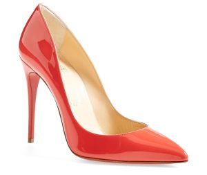 Christian Louboutin red Pigalle Follies Pointy Toe Pump