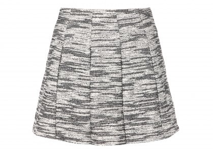Alice + Olivia Davis boucle a-line skirt