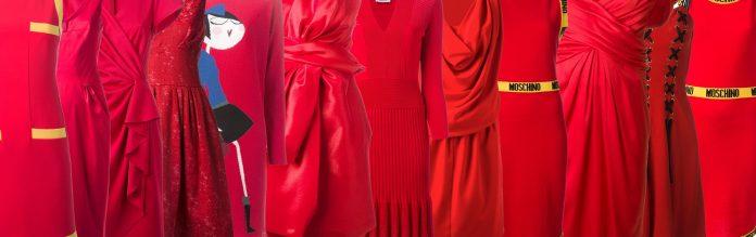 12 red moschino dresses