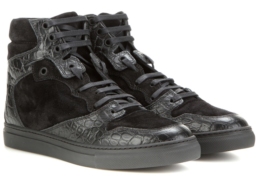 Balenciaga Leather And Suede High-top 