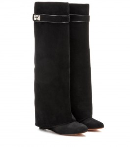 Givenchy Pant Suede Wedge Boots