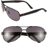 Gucci Polarized 63mm Sunglasses