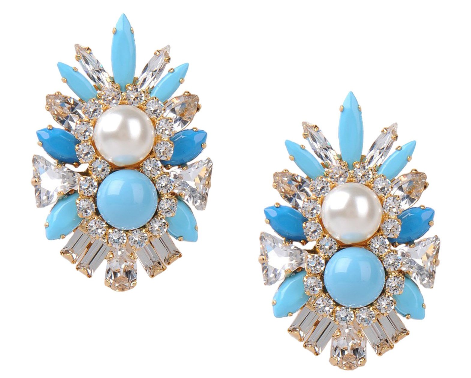 Shourouk earrings turquoise
