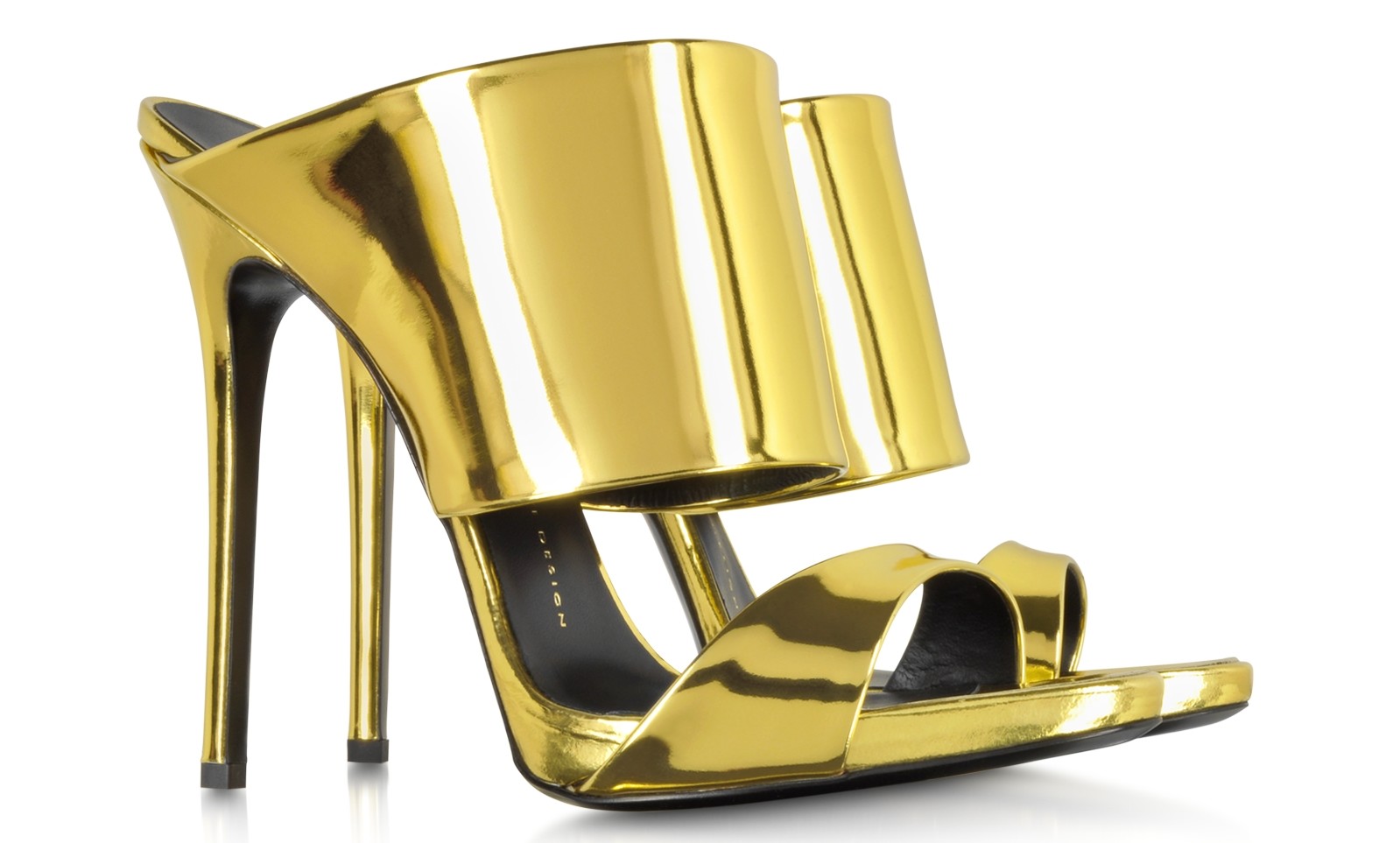 Giuseppe Zanotti Gold Metallic Leather Sandal