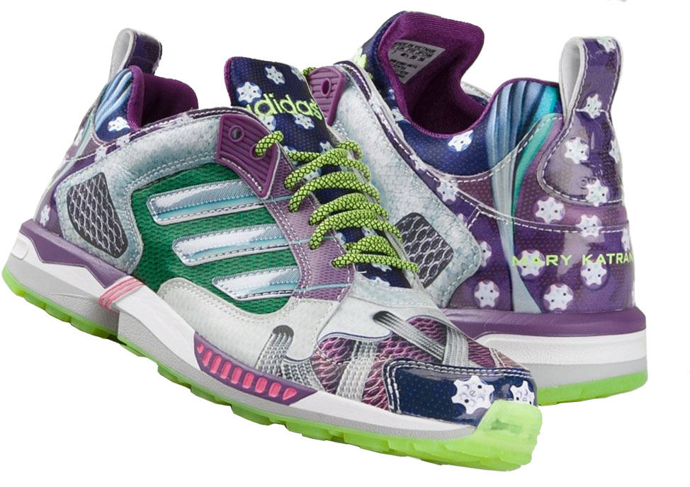 adidas x Mary Katrantzou Triple Purple pink green blue multicolor Track ZX 5000 sneakers