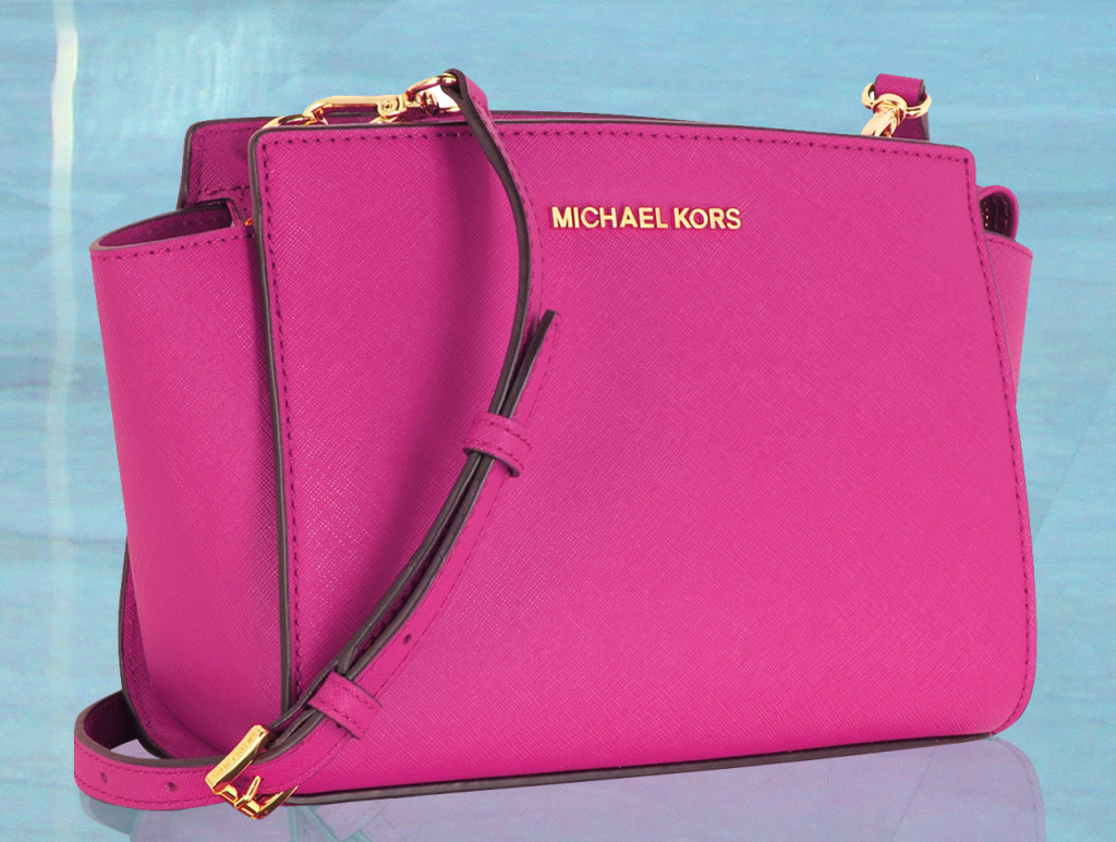 Michael Kors Selma Medium Saffiano Leather Messenger Bag