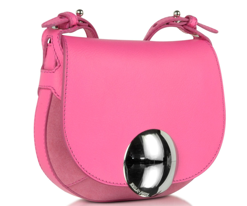Emilio Pucci Mini Janis leather shoulder bag pink