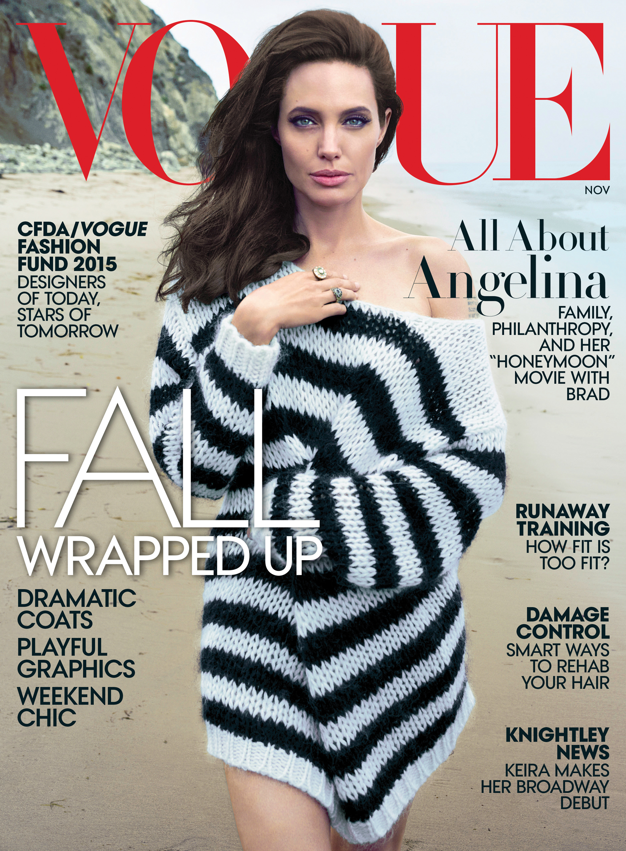 Angelina Jolie cover Vogue November 2015