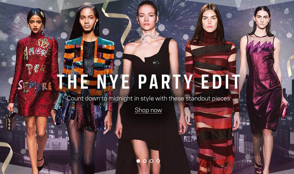 The Farfetch NYE party edit new years eve party shopping list