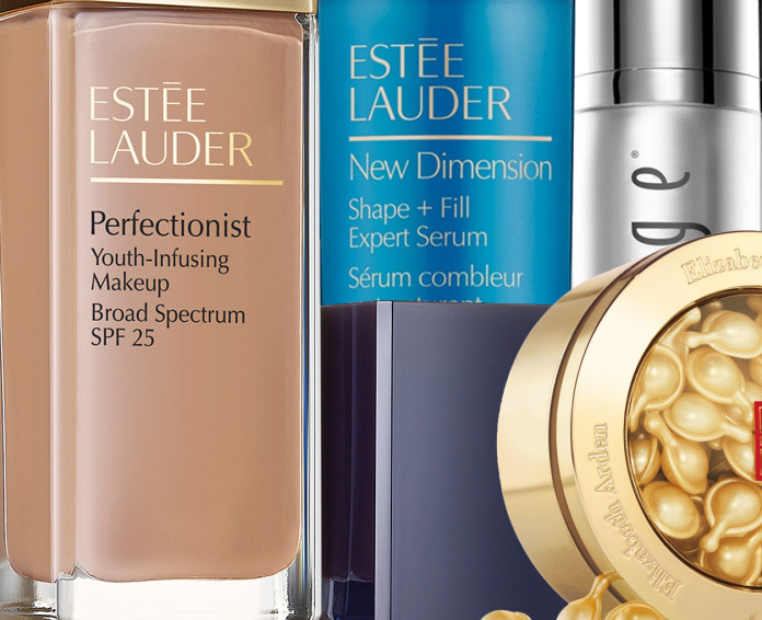 Macys purchase Elizabeth Arden ceramide complex Estee Lauder perfectionist makeup