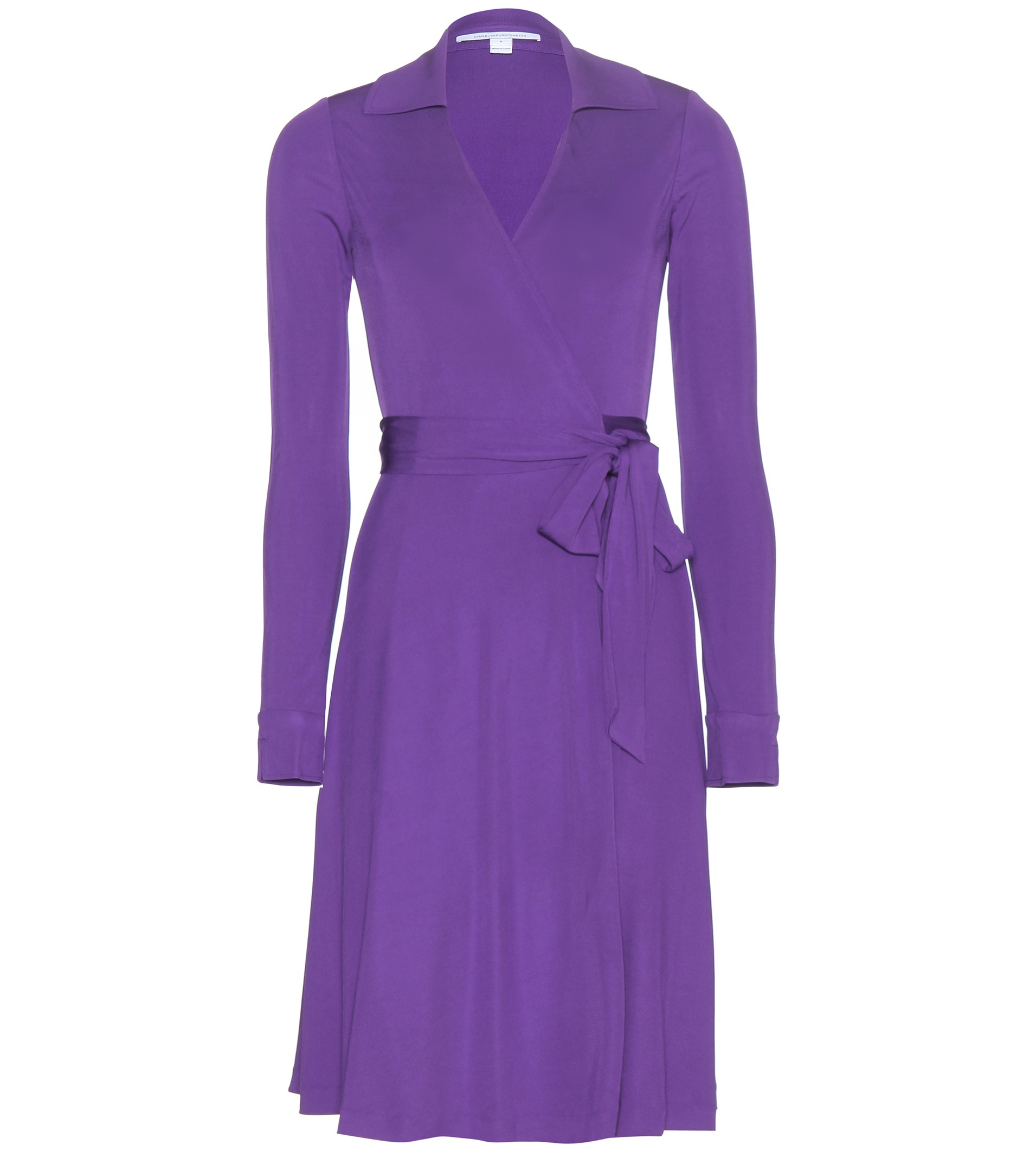 Purple Diane von Furstenberg wrap dress - blue and purple