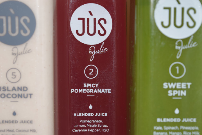 JUS By Julie 3-day juice cleanse spicy pomegranate