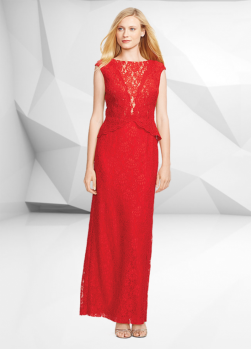 red lace dress macys friends and family sale