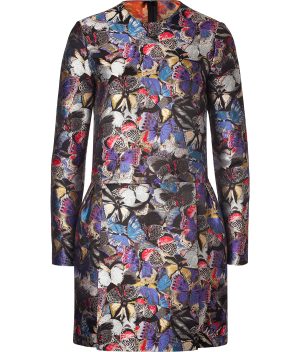 Valentino Brocade Butterfly Bambolina Dress