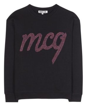 McQ Alexander McQueen Embroidered Cotton Sweater